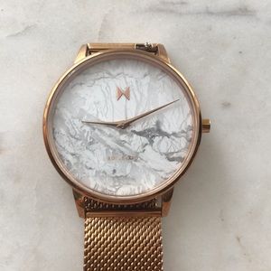 MVMT Rose Gold & Marble Watch